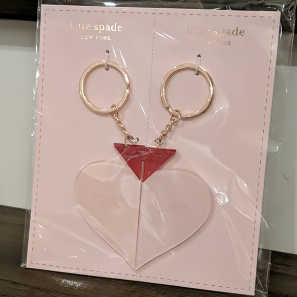 kate spade Accessories - Kate Spade heart keychain kate spade Accessories - Kate Spade heart keychain